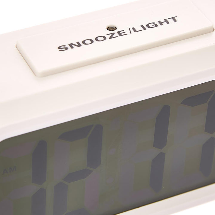 Checkmate Chapman Multifunction Digital Alarm Clock White 14cm VGW-1065White Backlight1