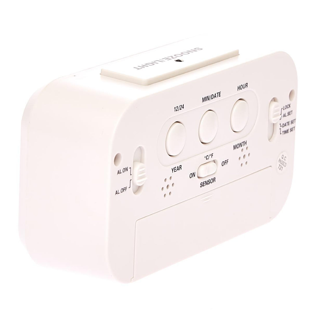 Checkmate Chapman Multifunction Digital Alarm Clock White 14cm VGW-1065White Lifestyle