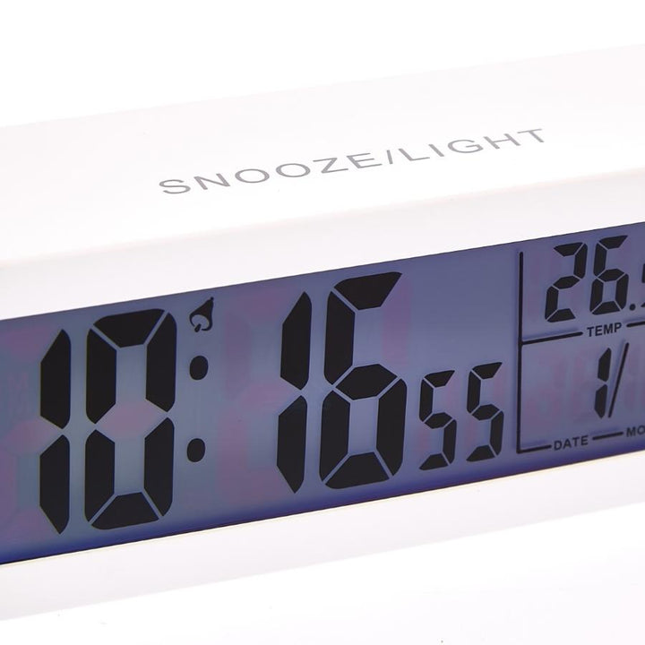Checkmate Ive Multifunction LCD Alarm Clock Blue 15cm VGW 531B 7