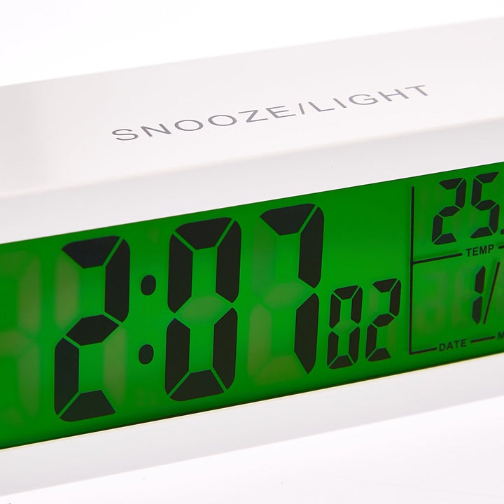 Checkmate Ive Multifunction LCD Alarm Clock Green 15cm VGW 531G 7