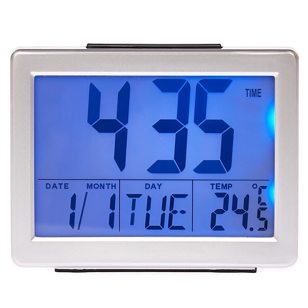 Checkmate Martin Digital Alarm Clock Blue Backlight 13cm VGW 8017Blue 2