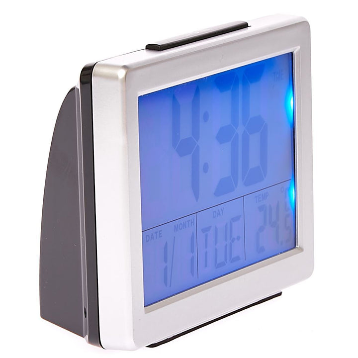 Checkmate Martin Digital Alarm Clock Blue Backlight 13cm VGW 8017Blue 5