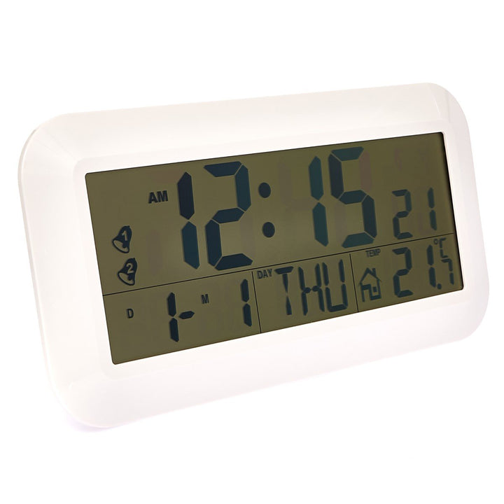 Checkmate Vision Jumbo LCD Calendar Temp Wall and Desk Clock 42cm Lifestyle2