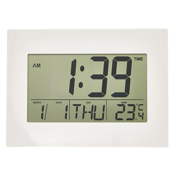 Checkmate Wilson Calendar Digital Alarm Clock 20cm VGW 772 12