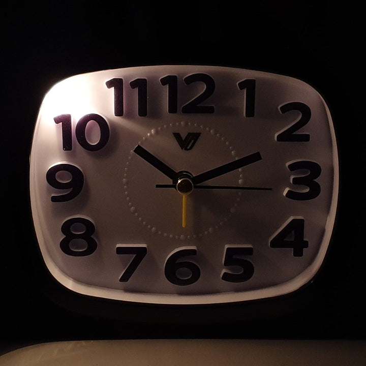 Victory Abigail 3D Number Alarm Clock Black 12cm TTD 6199 BLA 6