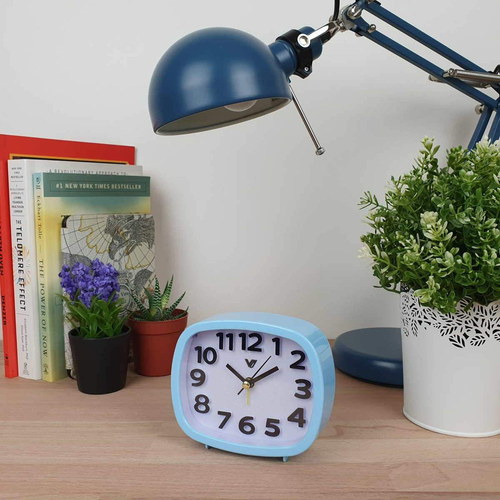 Victory Abigail 3D Number Alarm Clock Blue 12cm TTD 6199 BLU 2