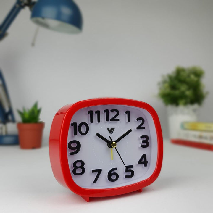 Victory Abigail 3D Number Alarm Clock Red 12cm TTD 6199 RED 4