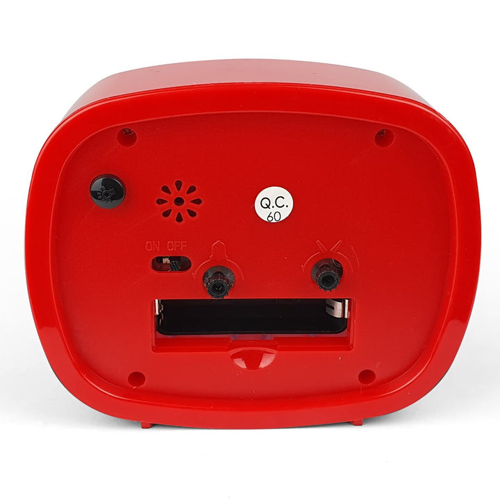 Victory Abigail 3D Number Alarm Clock Red 12cm TTD 6199 RED 7