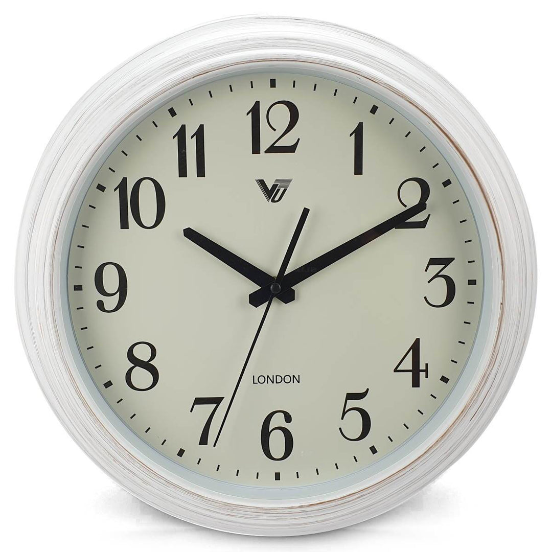 Victory Arabella Vintage London Wall Clock White 36cm CJH 5048 WHI 3