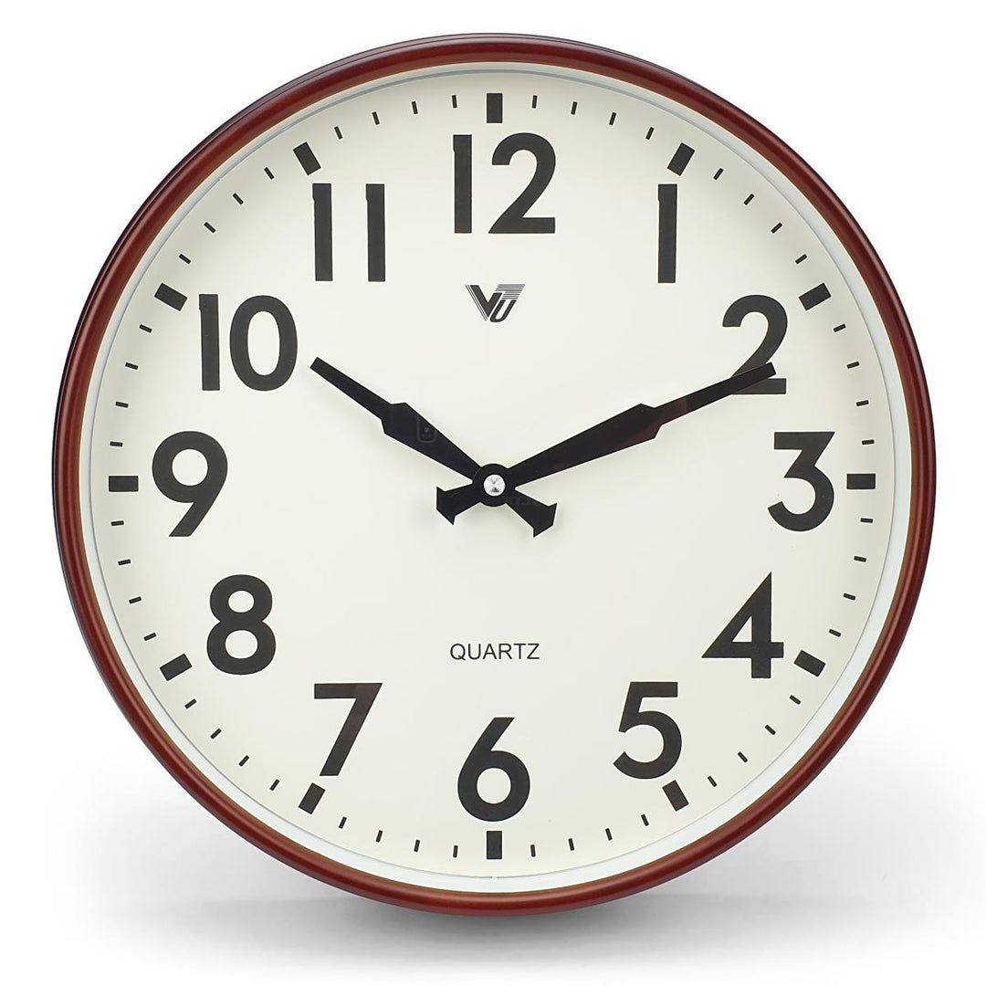 Victory Braydon Wall Clock Brown 33cm CCJ 3086BR 3