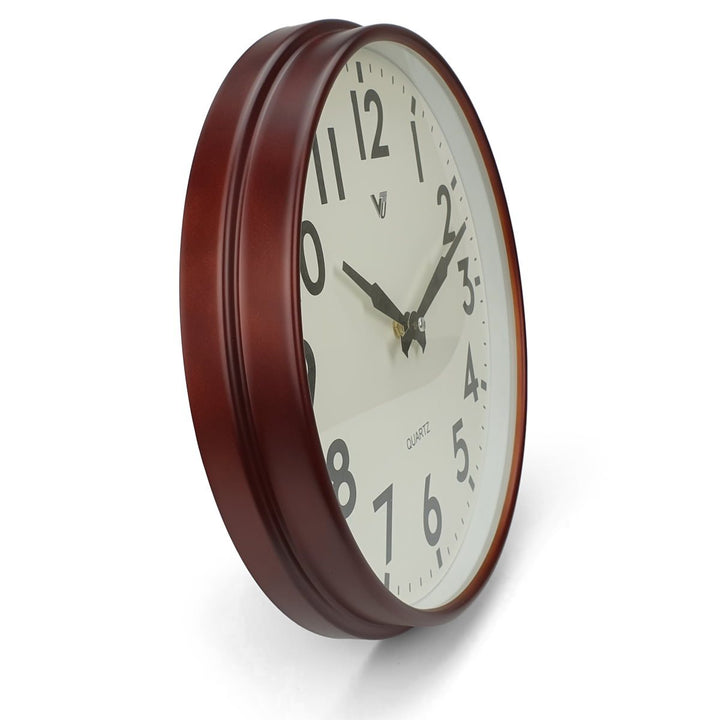 Victory Braydon Wall Clock Brown 33cm CCJ 3086BR 4