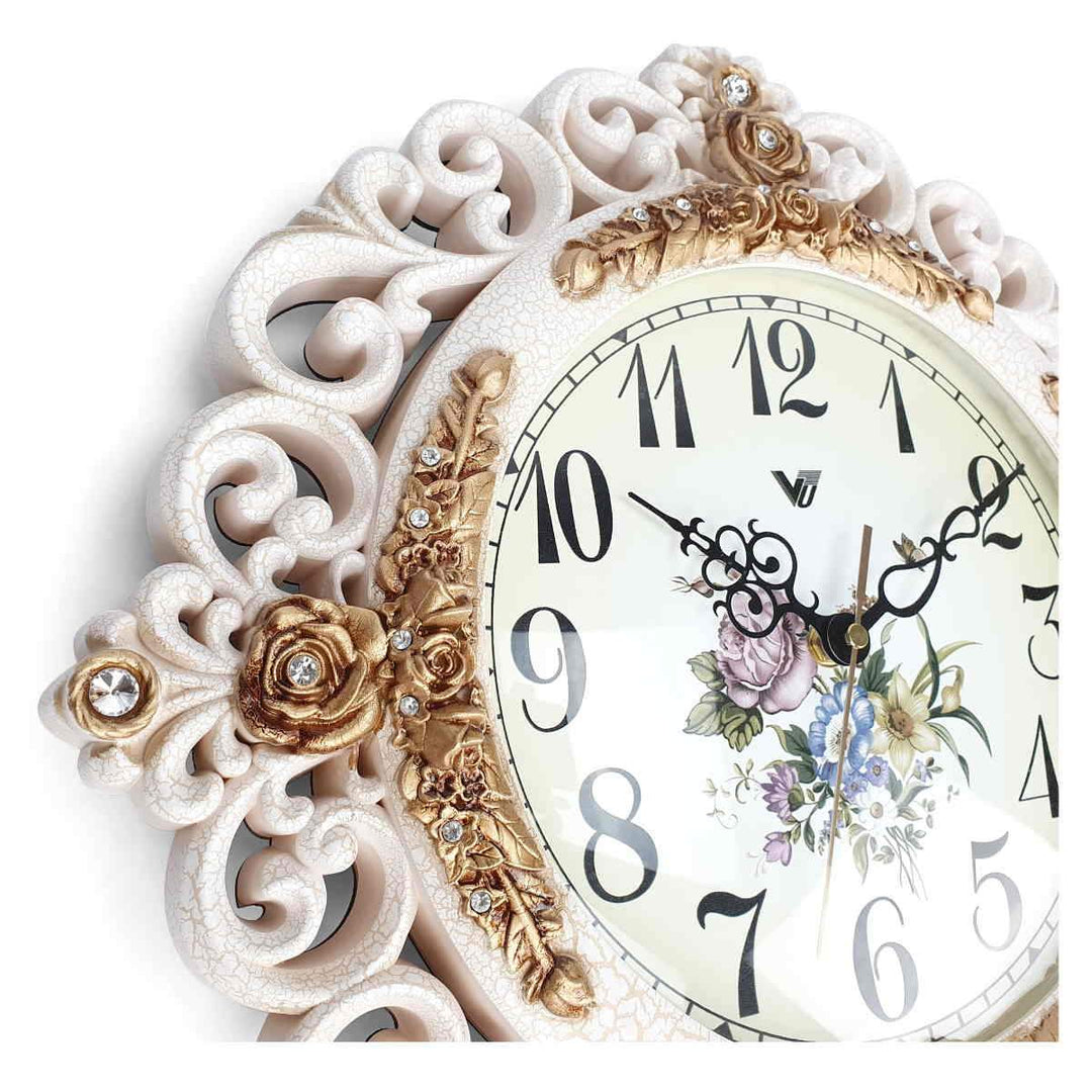 Victory Brynna Pendulum Wall Clock Cream 42cm CSS 248 3