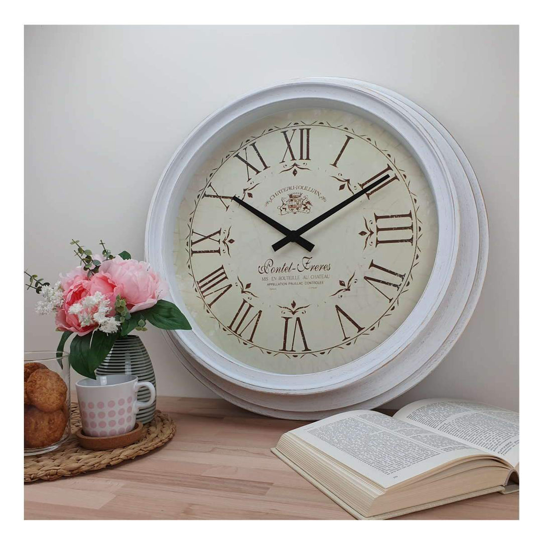 Victory Chateau Joullian Classic Wall Clock 61cm CNS 148 WHI 5