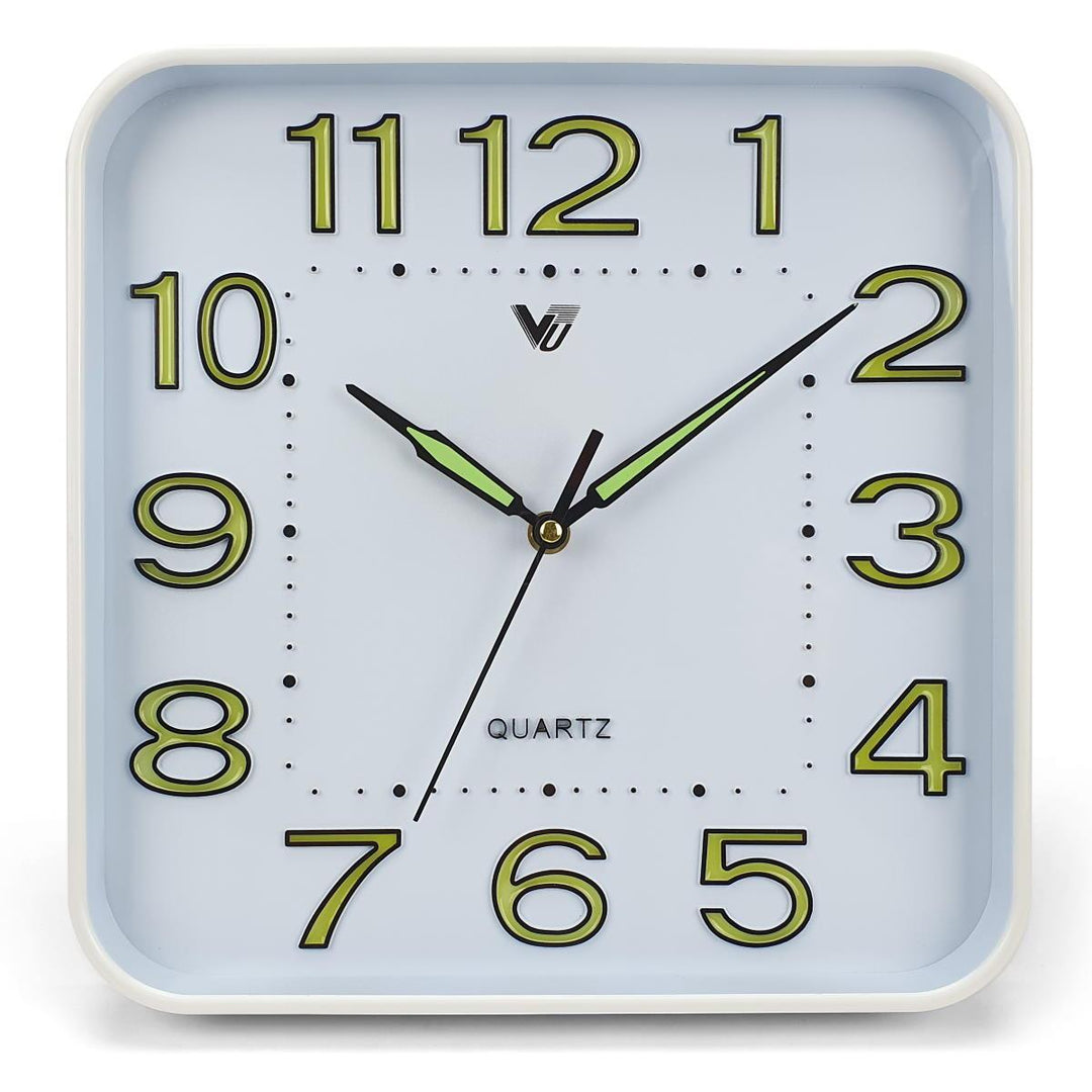 Victory Cordell Glow In The Dark Wall Clock White 30cm CJH 438 5