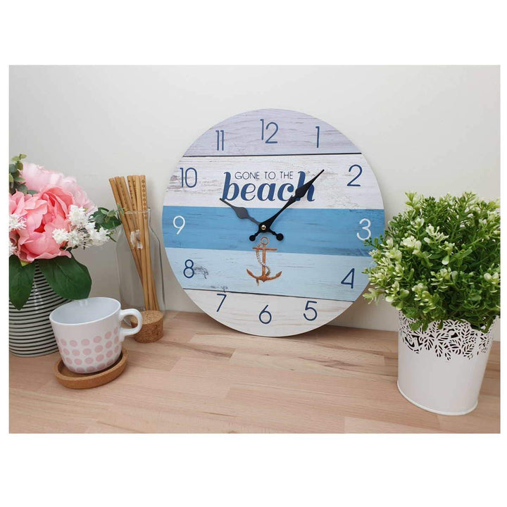Victory Gone To The Beach Wall Clock 34cm CBA 423D 2