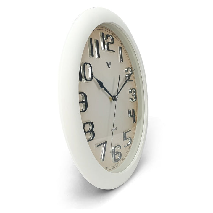 Victory Kilian 3D Number Wall Clock 37cm CCJ 2994W 2