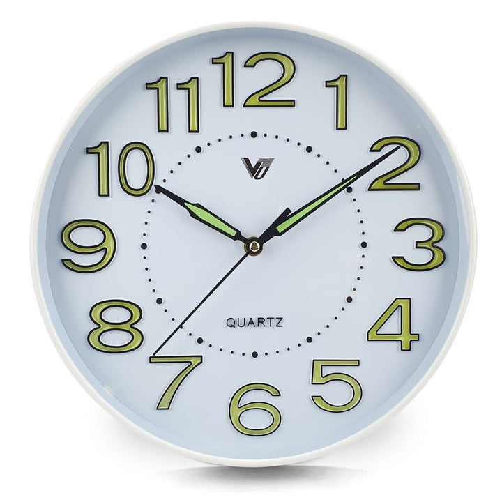 Victory Kobi Glow In The Dark Wall Clock White 30cm CJH 439 7