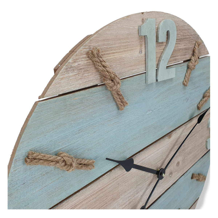 Victory Patterson Shabby Marine Timber Panel Wall Clock 60cm CBA 5177 3