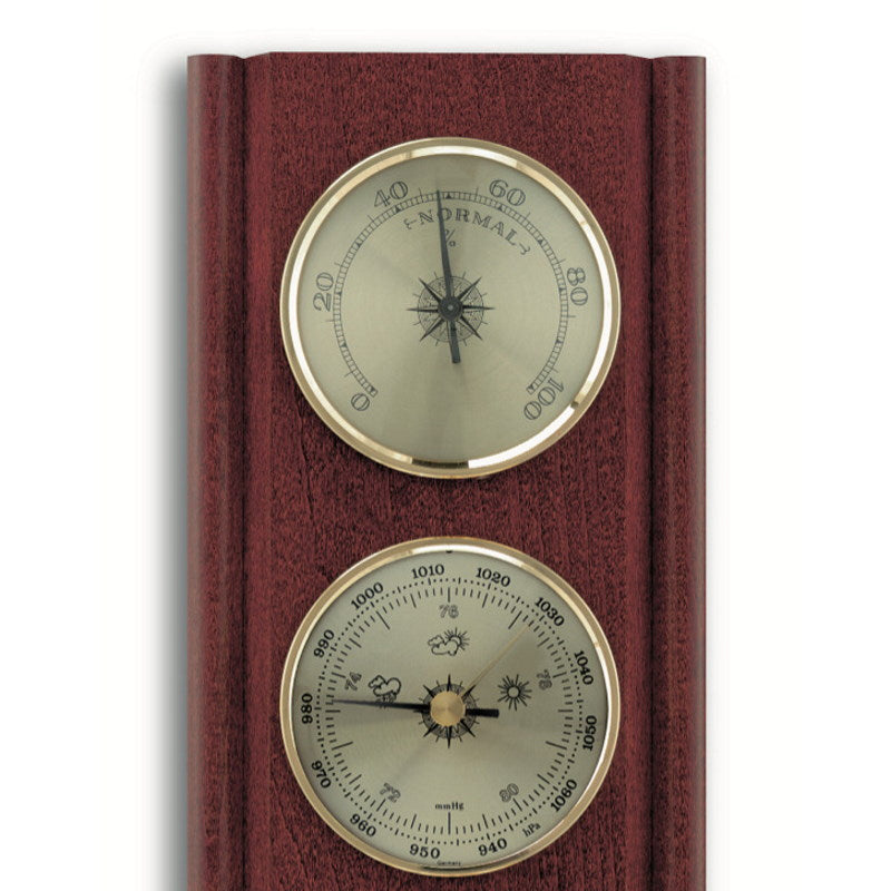 TFA Upright Weather Station Mahogany Brown 27cm Top 20.1002.04
