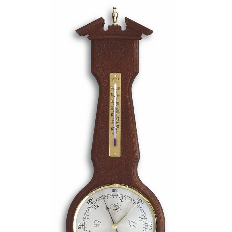 TFA Sheraton Weather Station Walnut Finish 53cm 20.1047.03 Top