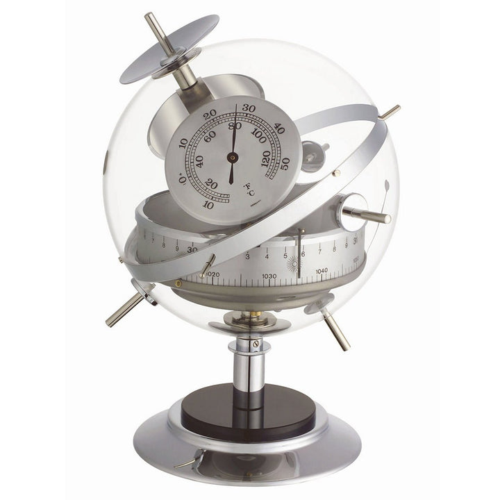 TFA Sputnik Weather Station, Chrome Finish, 20cm