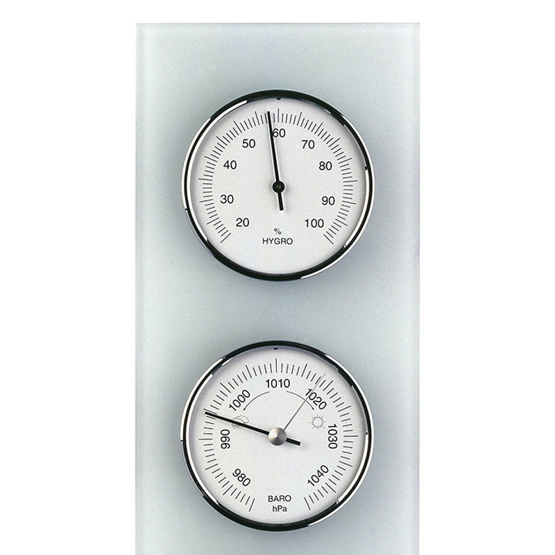 TFA Domatic Glass Weather Station Matte Finish 35cm 20.3020.02 Top