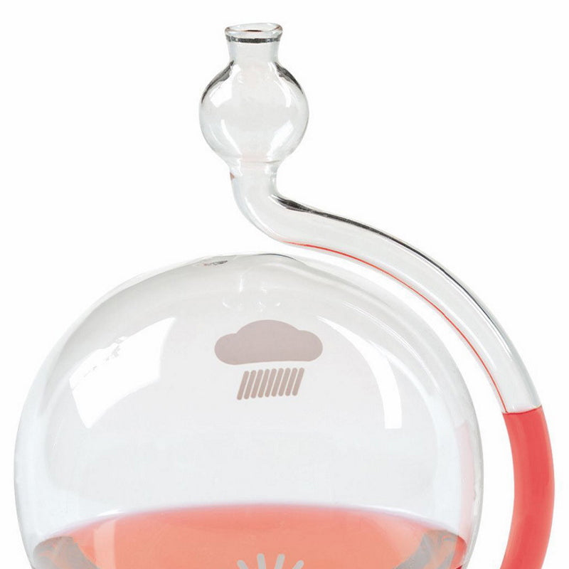 TFA Glass Ball Weather Station 18cm 29.2000.01 Red Top