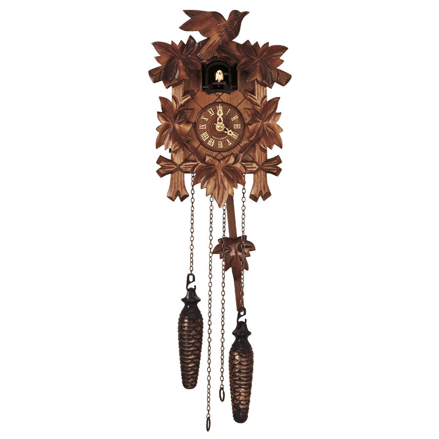 Anton Schneider Quartz Five Leaves Bird Cuckoo Clock 23cm GC70/9-Q 1