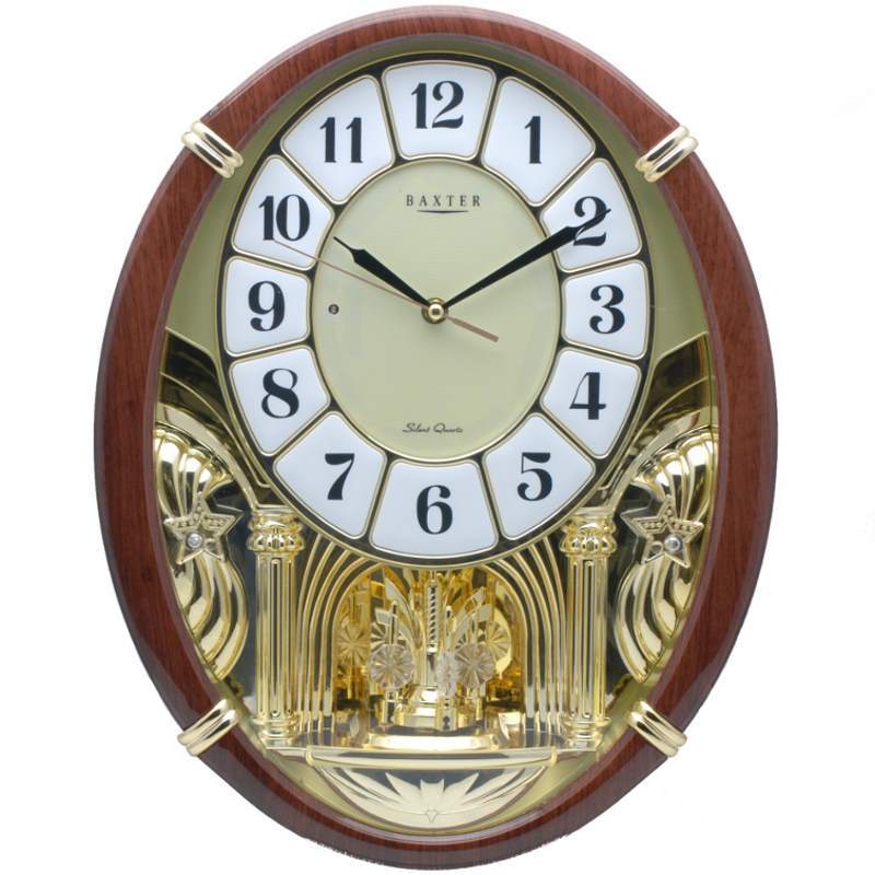 Baxter Adams Love Song Musical Pendulum Wall Clock 44cm PWA006 1