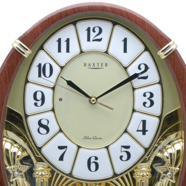Baxter Adams Love Song Musical Pendulum Wall Clock 44cm PWA006 2