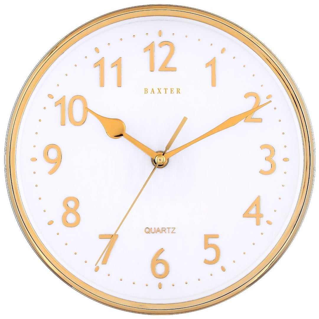 Baxter Brice Wall Clock Gold 25cm PW236 GLD 1