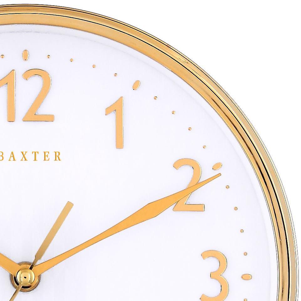 Baxter Brice Wall Clock Gold 25cm PW236 GLD 2