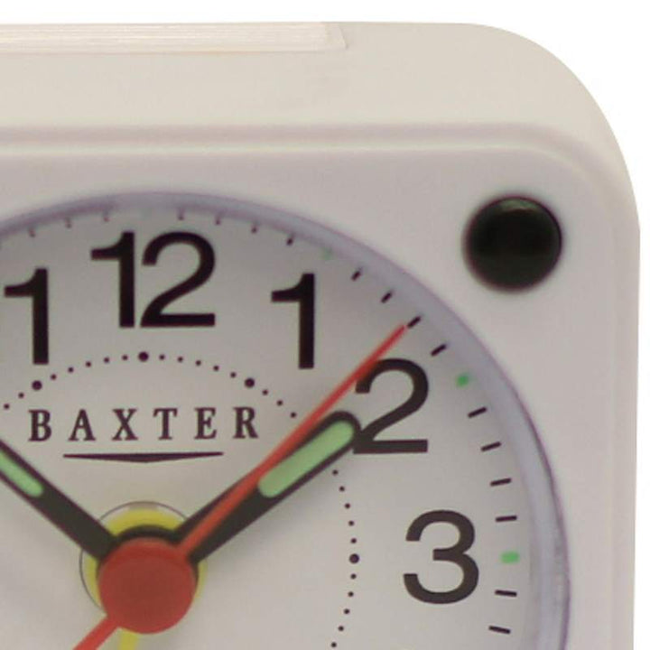Baxter Four Level Ascending Travel Alarm Clock White 6cm QKB4619 D 2