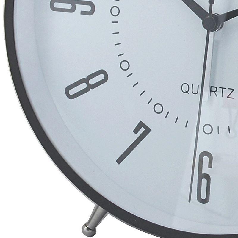Baxter Rhodey Extra Large Bell Alarm Clock Black 29cm B8 BW 3