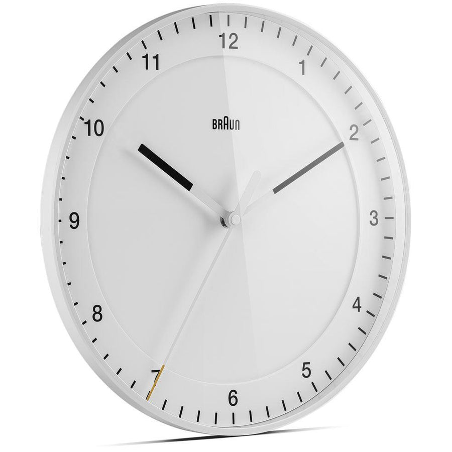 Braun Classic Analogue Wall Clock White 30cm BC17W 2