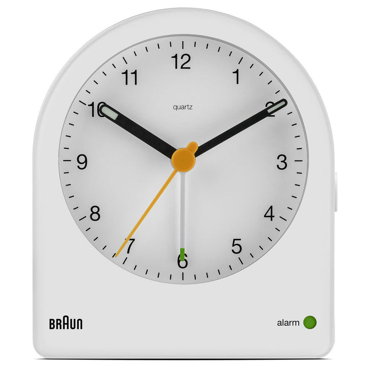 Braun Classic Dome Analogue Alarm Clock White 10cm BC22W 5