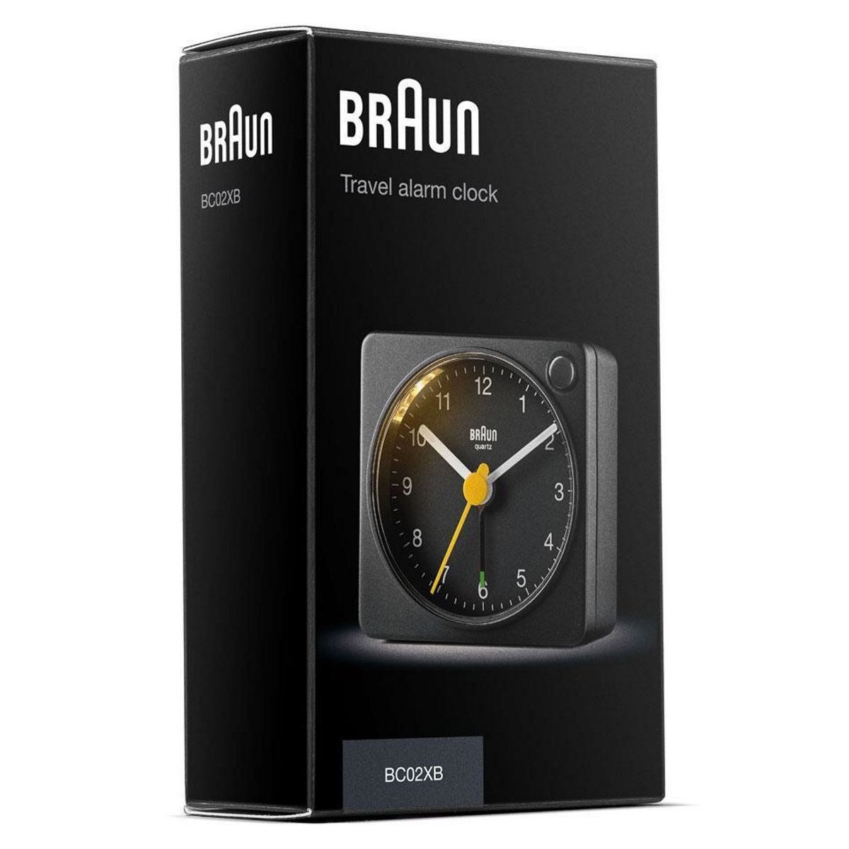 Buy Braun Classic Travel Analogue Alarm Clock Black 6cm Online