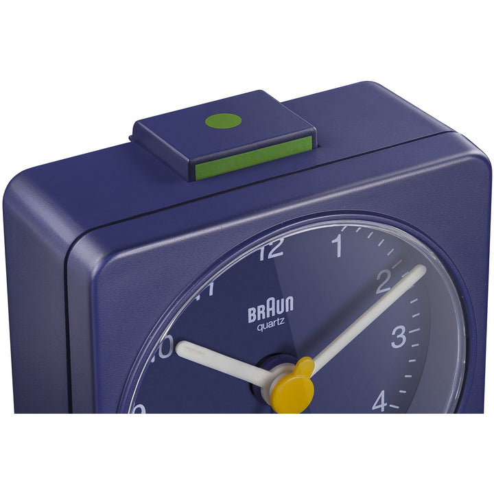 Braun Classic Travel Analogue Alarm Clock Blue 6cm BC02BL 5