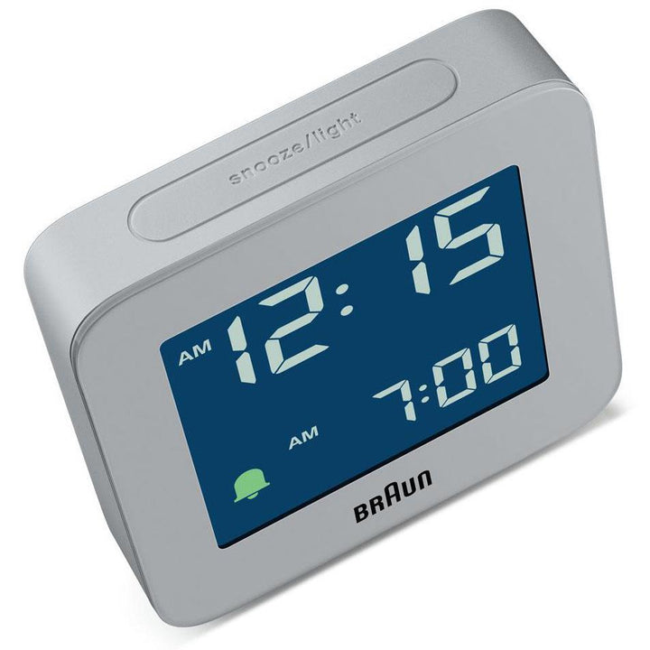 Braun Digital Alarm Clock Grey 8cm BC09G 7
