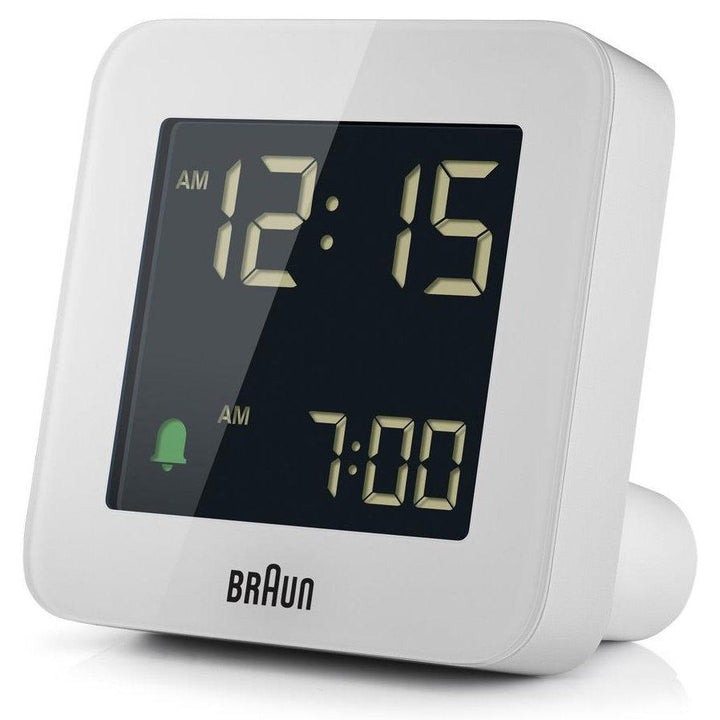 Braun Digital Alarm Clock White 8cm BC09W 3