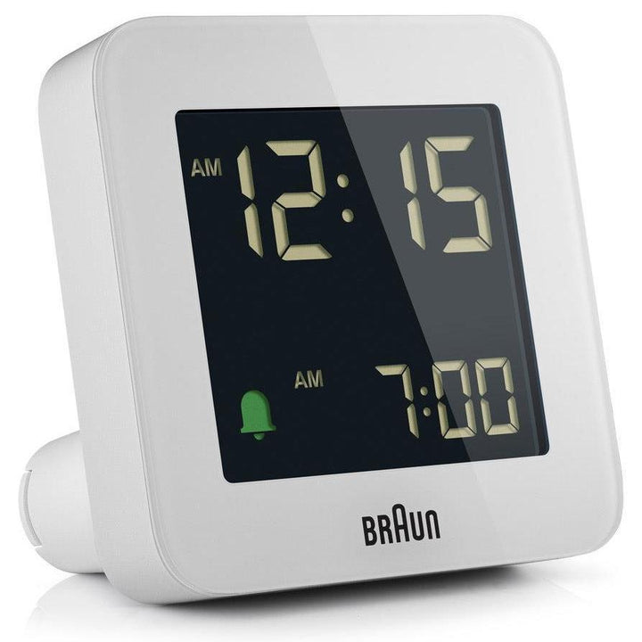 Braun Digital Alarm Clock White 8cm BC09W 6