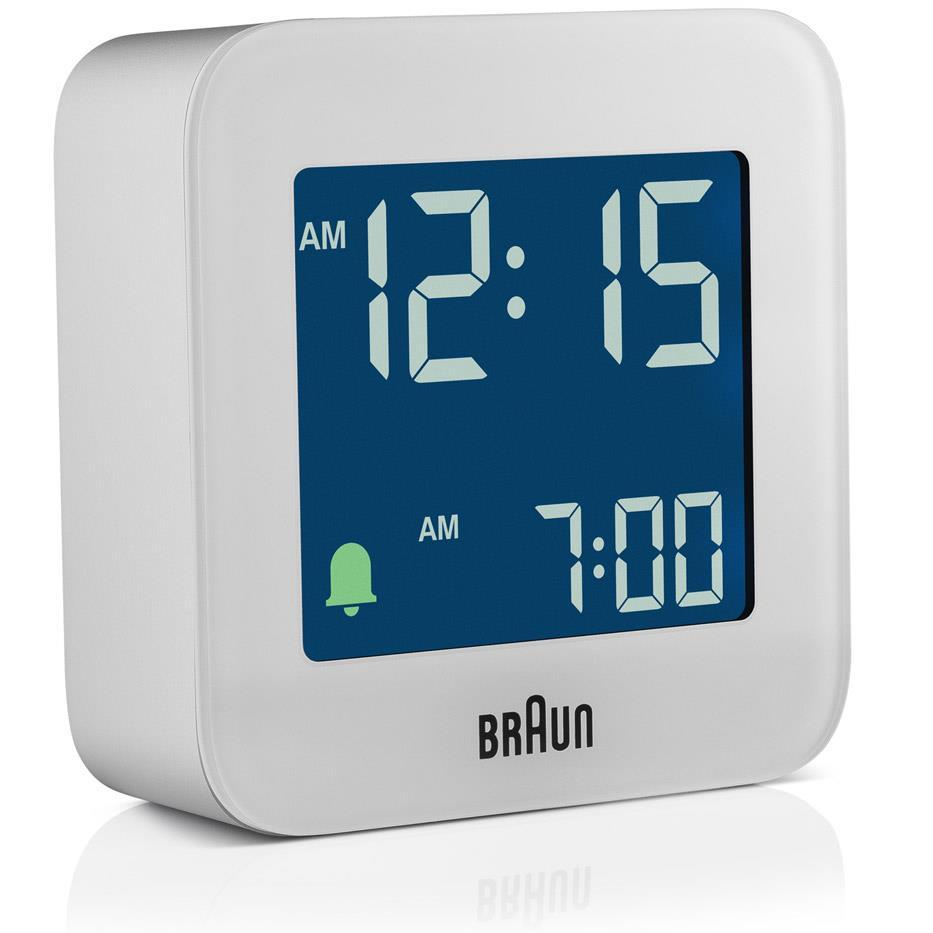 Braun Digital Travel Alarm Clock 6cm BC08W 2