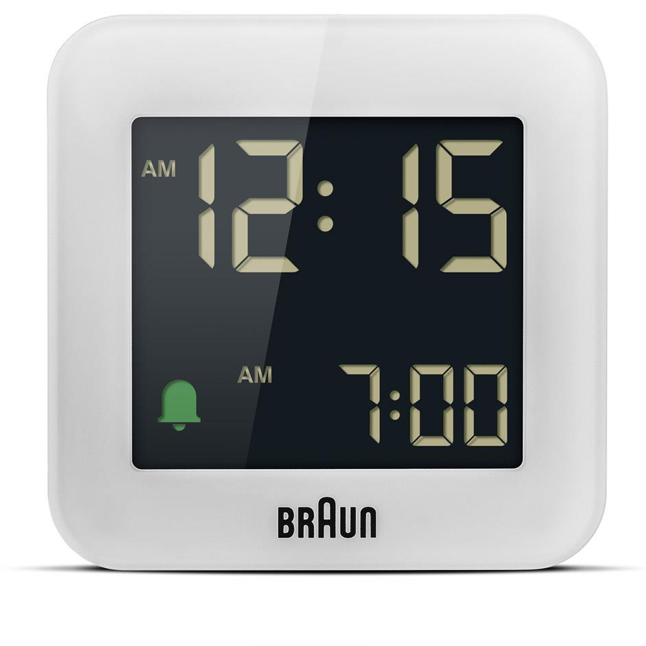 Braun Digital Travel Alarm Clock 6cm BC08W 4