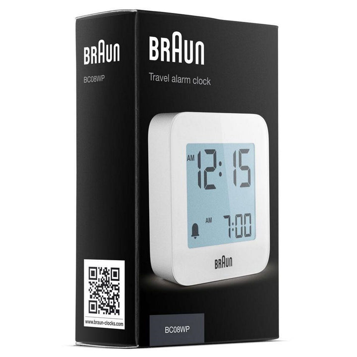 Braun Digital Travel Alarm Clock 6cm BC08W 7