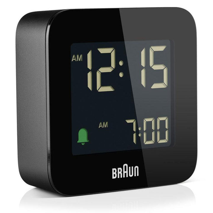 Braun Digital Travel Alarm Clock Black 6cm BC08B 1