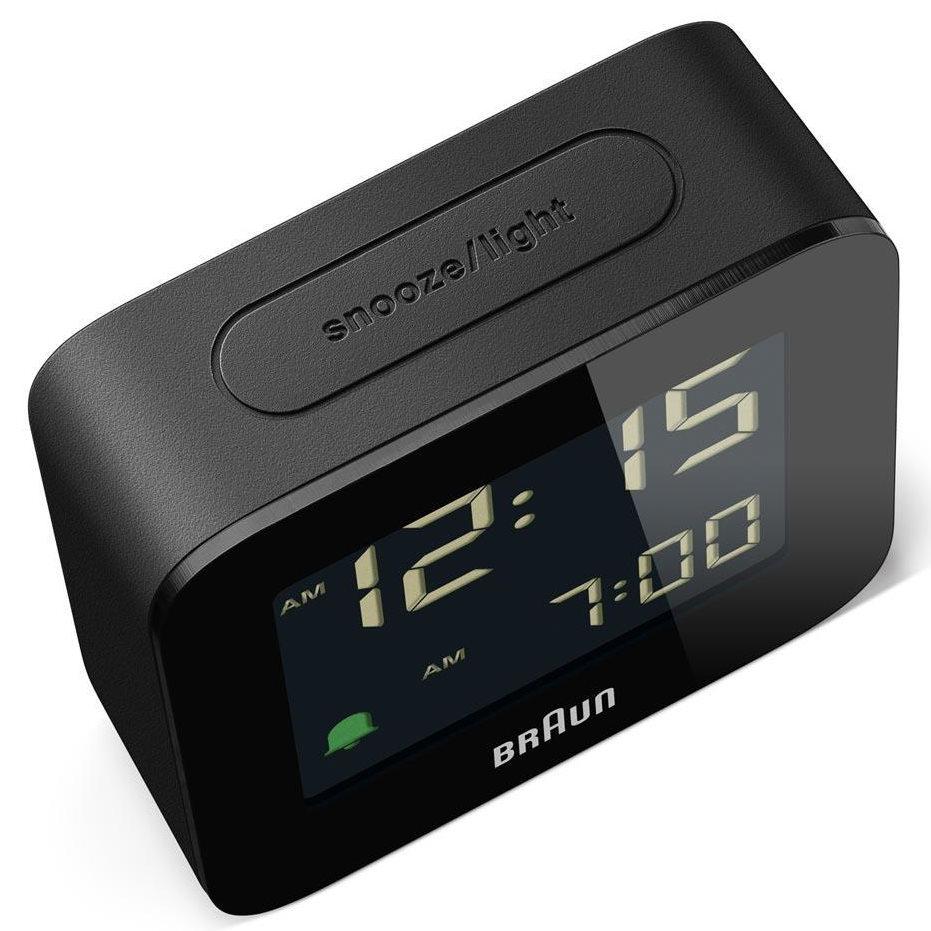 Braun Digital Travel Alarm Clock Black 6cm BC08B 3