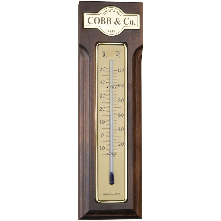 COBB Co Thermometer Satin Walnut 25cm 66174 4