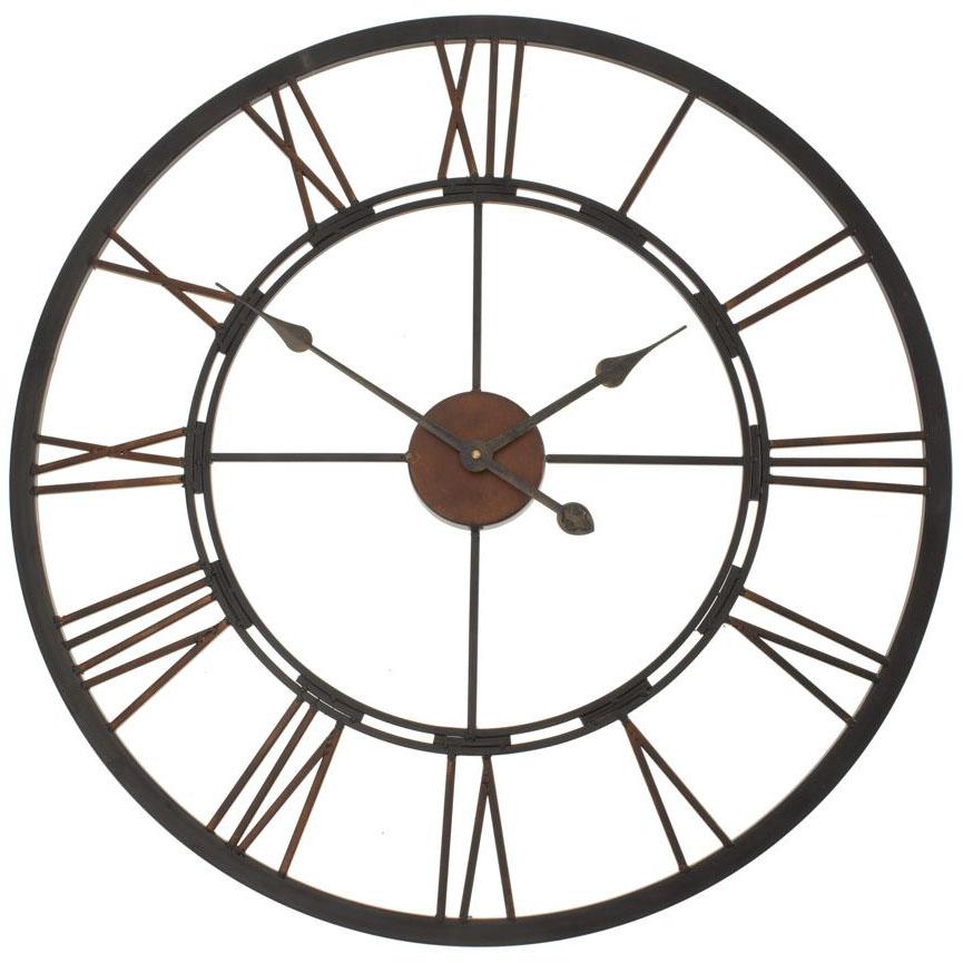 Casa Uno Iron Wall Clock 68cm Front ME18 1