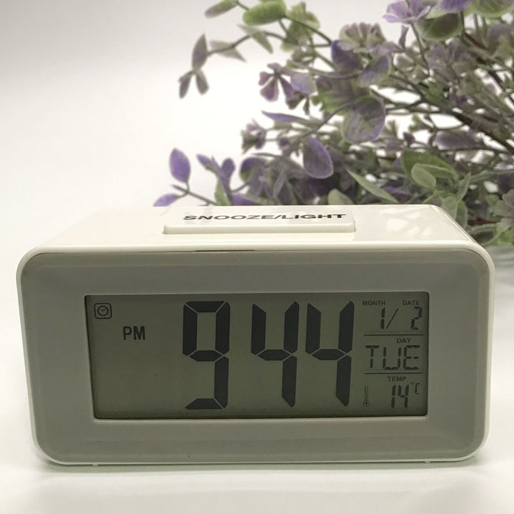Checkmate Brycen Multifunction Digital Alarm Clock White 11cm VGW-3620-WHI 1