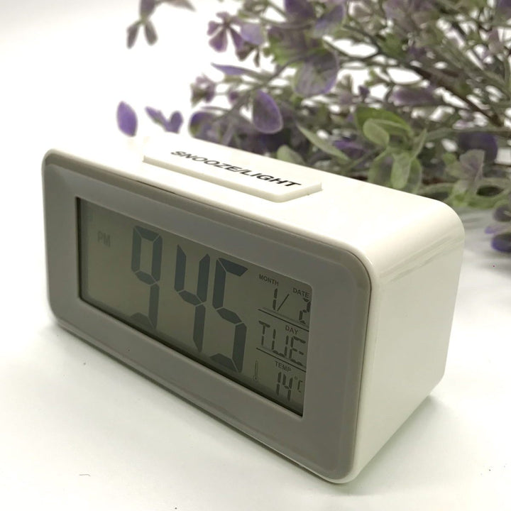 Checkmate Brycen Multifunction Digital Alarm Clock White 11cm VGW-3620-WHI 4
